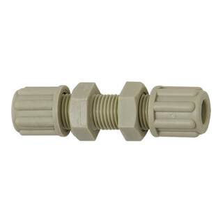Riegler Gerade Schottverbindung, M18x1,5, für Schlauch 9/12 mm, SW 24, PP