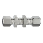 Riegler Gerade Schottverschraubung, Rohr-Außen-Ã˜ 8 mm, Edelstahl 1.4571