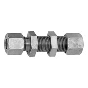 Riegler Gerade Schottverschraubung, Rohr-Außen-Ã˜ 10 mm, Stahl verzinkt, V 172