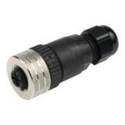 Riegler Gerade Steckdose M12 x 1 mm, 5-polig-1