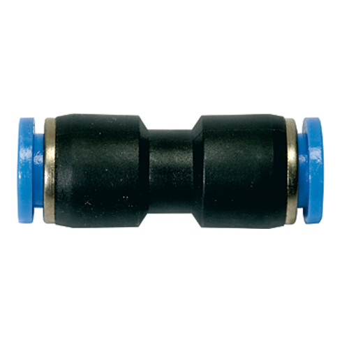 Riegler Gerade Steckverbindung »Blaue Serie«, für Schlauch-Außen-Ø 10