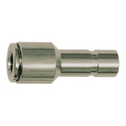 Riegler Gerade Steckverbindung, Stecknippel 10 mm, red., für Schlauch-Ã˜ 8-1