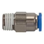 Riegler Gerade Steckverschra. »Blaue Serie« selbstabsper., R 1/2 a. Ã˜10mm-1
