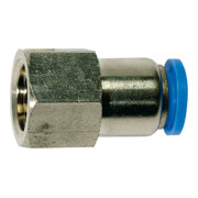 Riegler Gerade Steckverschraubung »Blaue Serie«, G 1/2 innen, Ã˜ 10 mm