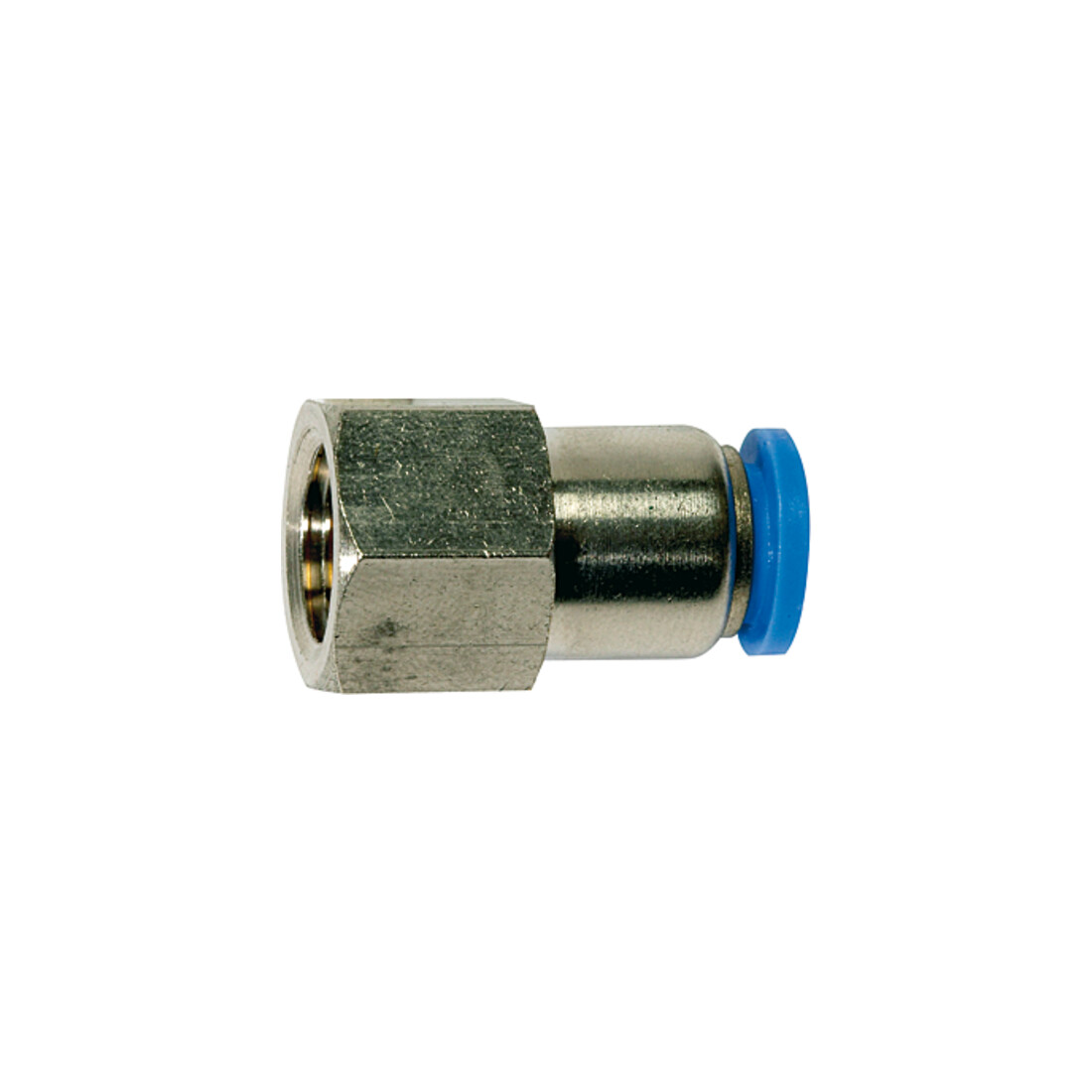 Riegler Gerade Steckverschraubung »Blaue Serie«, G 1/8 innen, Ø 6 mm