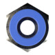 Riegler Gerade Steckverschraubung »Blaue Serie «, G 3/8 innen, Ø 8 mm