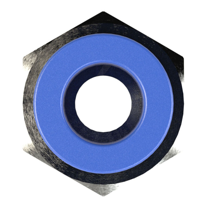 Riegler Gerade Steckverschraubung  »Blaue Serie «, G 3/8 innen, Ã˜ 8 mm