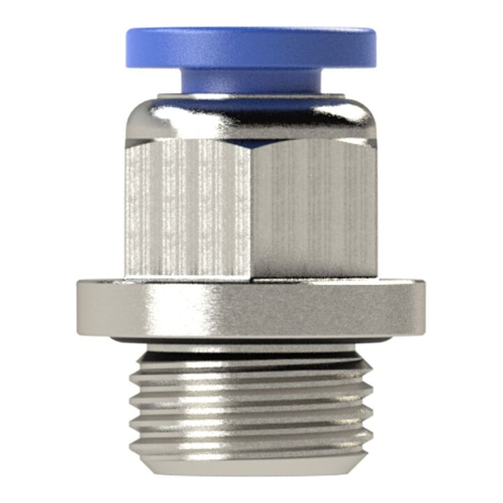 Riegler Gerade Steckverschraubung »Blaue Serie« mini, M5 a., Schlauch-Ã˜ 6, 122.005-6M