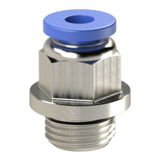 RIEGLER Gerade Steckverschraubung Blaue Serie mini
