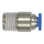 RIEGLER Gerade Steckverschraubung Blaue Serie mini R 1/8 R 1/8  inch-1