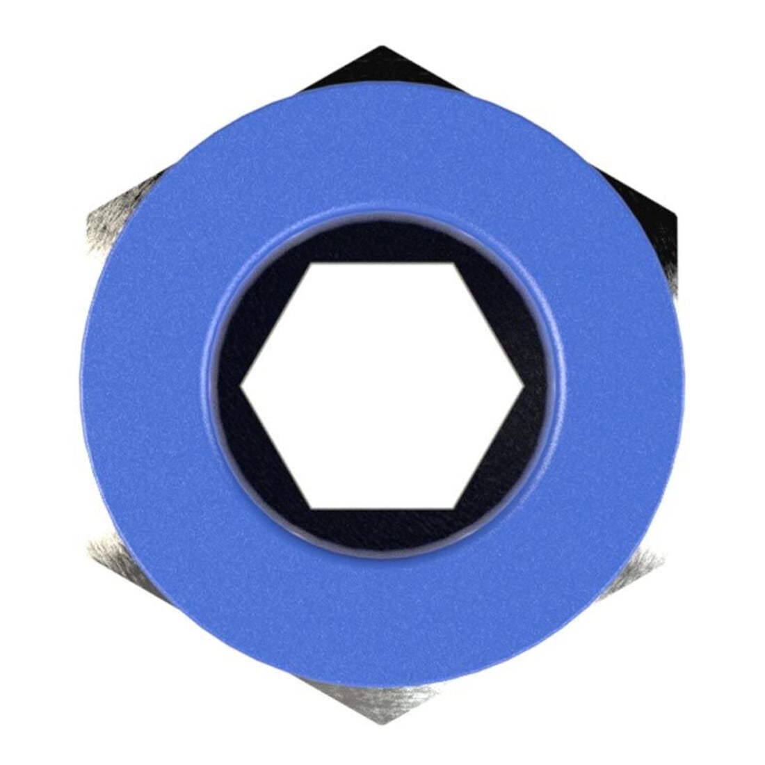 RIEGLER Gerade Steckverschraubung Blaue Serie