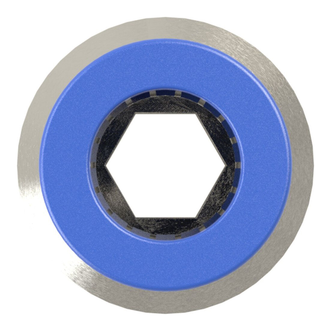 Riegler Gerade Steckverschraubung »Blaue Serie«, rund, G 1/4 außen Ã˜ 6 mm