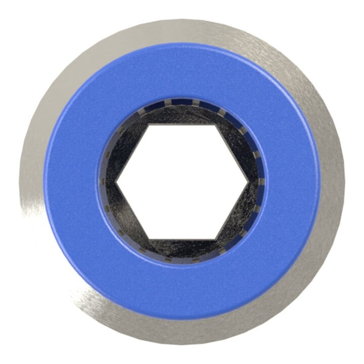 Riegler Gerade Steckverschraubung »Blaue Serie«, rund, G 3/8 außen Ã˜ 8 mm