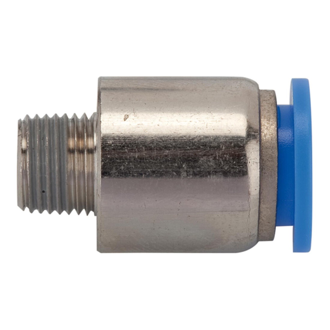 Riegler Gerade Steckverschraubung »Blaue Serie«, rund, R 1/4 außen Ø 8 mm