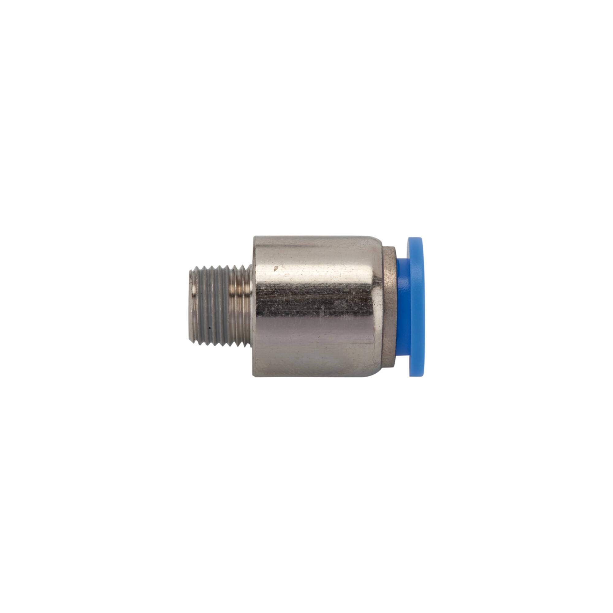 Riegler Gerade Steckverschraubung »Blaue Serie«, rund, R 3/8 außen à ̃ 16mm