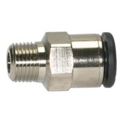 Riegler Gerade Steckverschraubung »click-clock«, R 1/4 a., Schlauch-Ã˜ 8-1