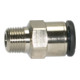 Riegler Gerade Steckverschraubung »click-clock«, R 1/8 a., Schlauch-Ã˜ 8-1