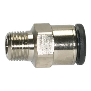 Riegler Gerade Steckverschraubung »click-clock«, R 1/8 a., Schlauch-Ã˜ 8