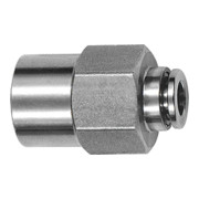 Riegler Gerade Steckverschraubung, G 1/8 i., Schlauch-Ã˜ 4, ES 1.4404