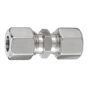 Riegler Gerade Verschraubung, Rohr-Außen-Ã˜ 22mm, Edelstahl 1.4571, 160bar