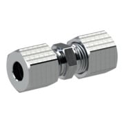 Riegler Gerade Verschraubung, Rohr-Außen-Ã˜ 28 mm, Stahl verz., PN bar 160-1