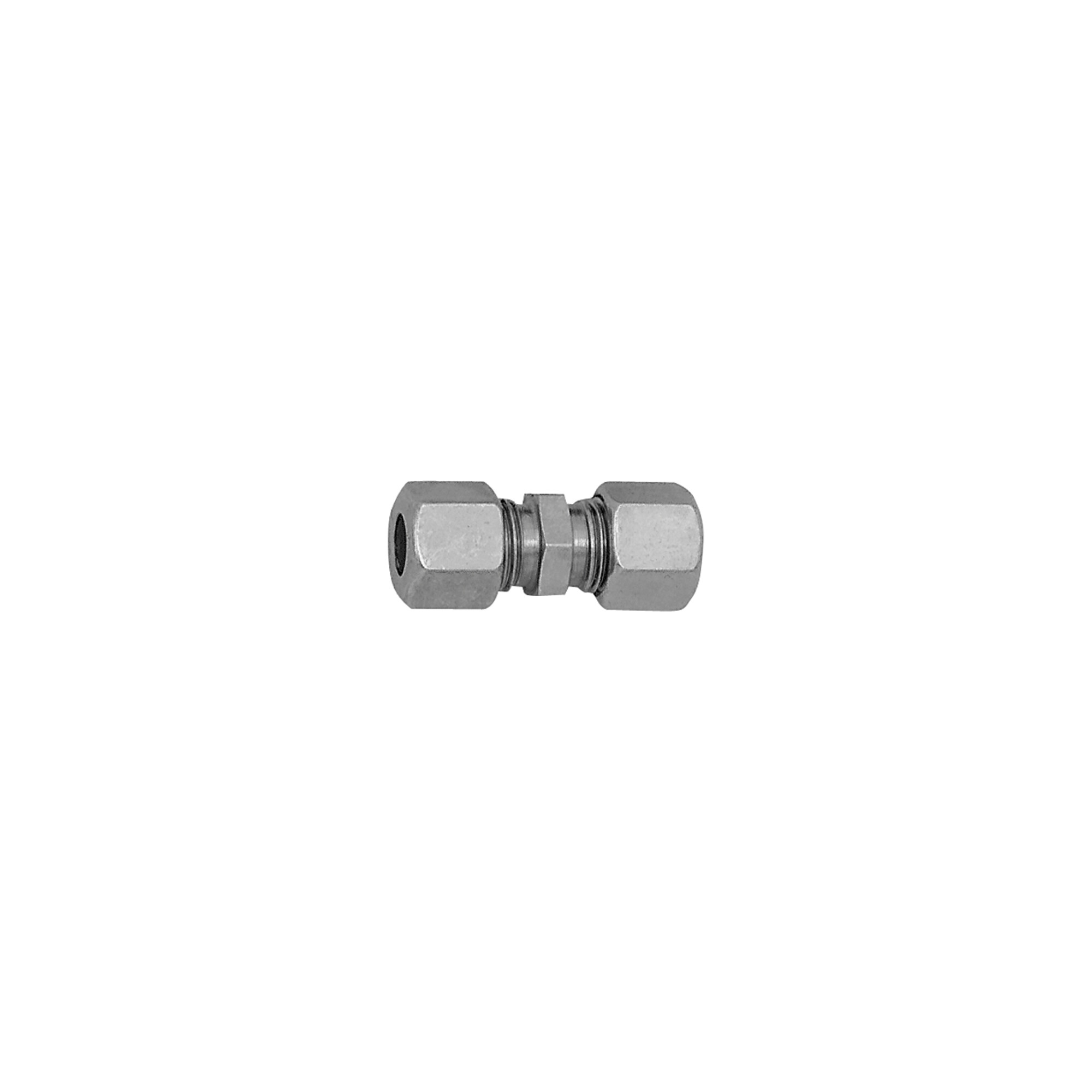 Riegler Gerade Verschraubung, Rohr-Außen-Ã ̃ 28 mm, Stahl verz., PN bar 160