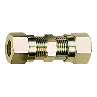 Riegler Gerade Verschraubung, Rohr-Außen-Ã˜ 8 mm, SW 14, SW1 14, MS vern.