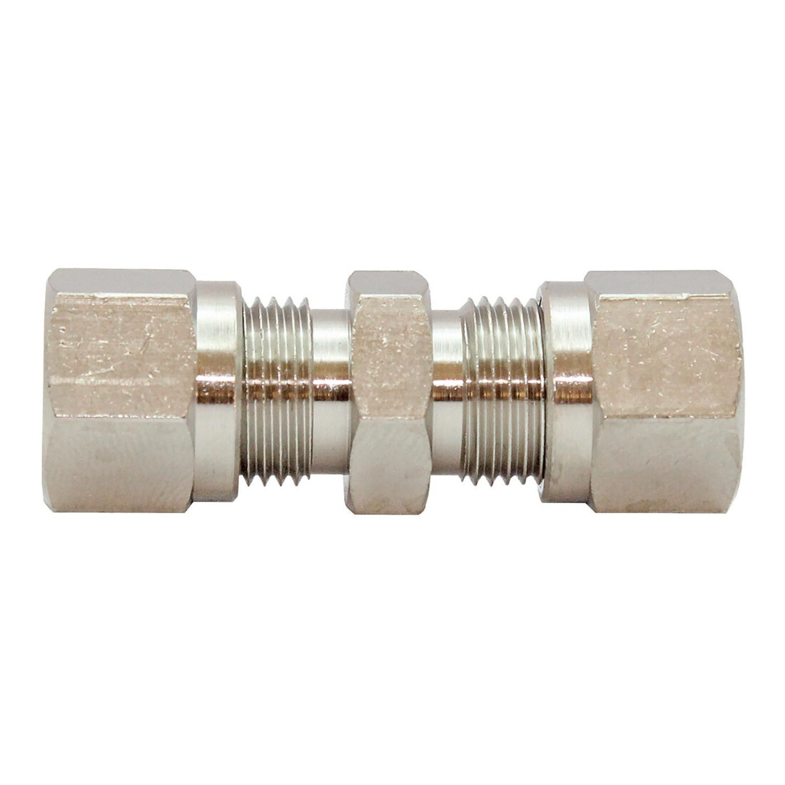 Riegler Gerade Verschraubung, Rohr-Außen-Ø 15 mm, SW 24, SW1 27, MS vern.