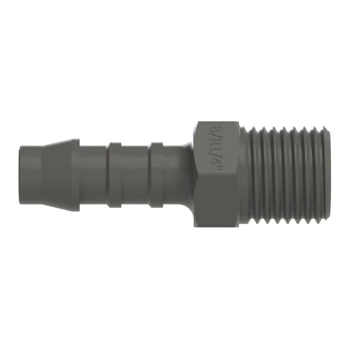 Riegler Gerader Einschraubstutzen, R 1/2 a., für Schlauch LW 8 mm, PA 6