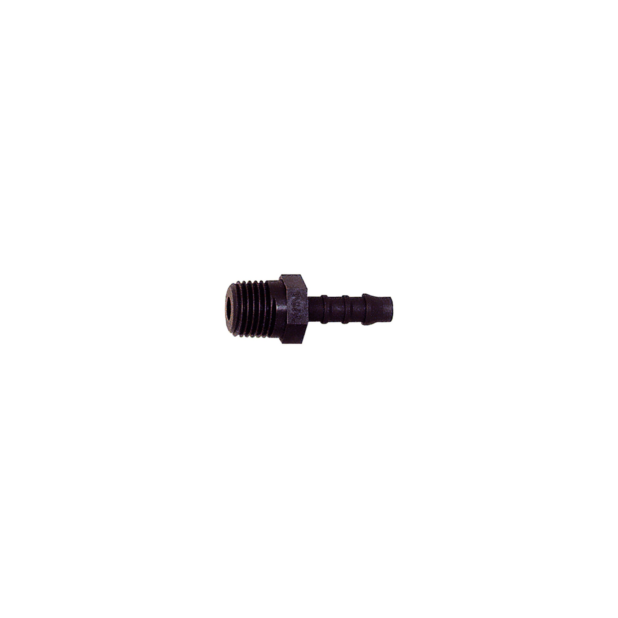 Riegler Gerader Einschraubstutzen, R 1/4 a., für Schlauch LW 5 mm, PA 6