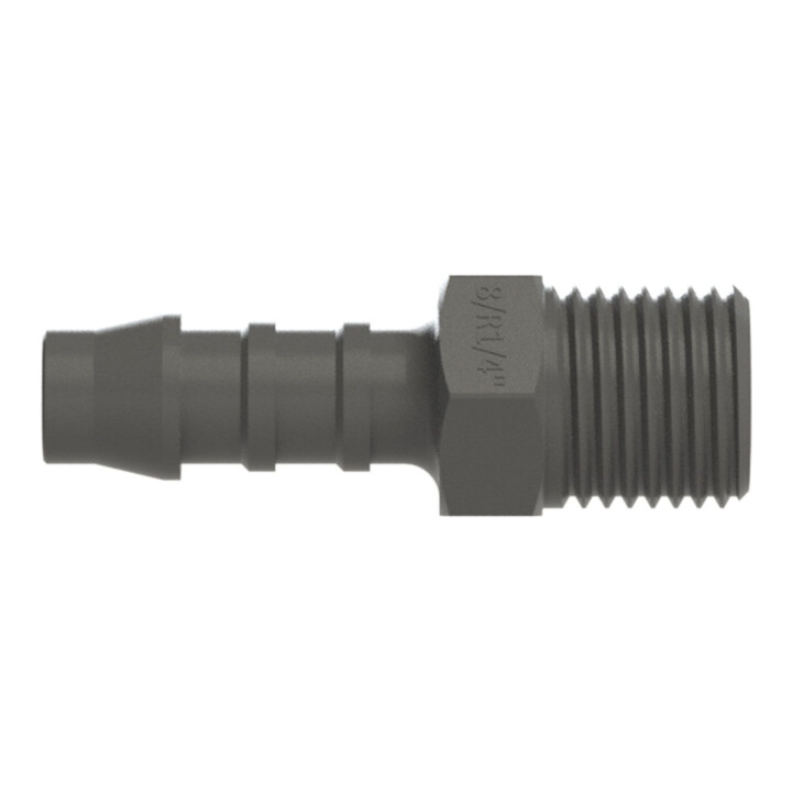 Riegler Gerader Einschraubstutzen, R 1/4 a., für Schlauch LW 8 mm, PA 6