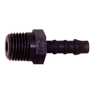 Riegler Gerader Einschraubstutzen, R 3/8 a., für Schlauch LW 8 mm, PA 6