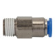 Riegler Gerades Rückschlagventil  »Blaue Serie « Gew.-Schl., R 3/8 a. Ã˜12mm-1