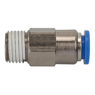 Riegler Gerades Rückschlagventil »Blaue Serie« Schl.-Gew., R 3/8 a. Ã˜10mm