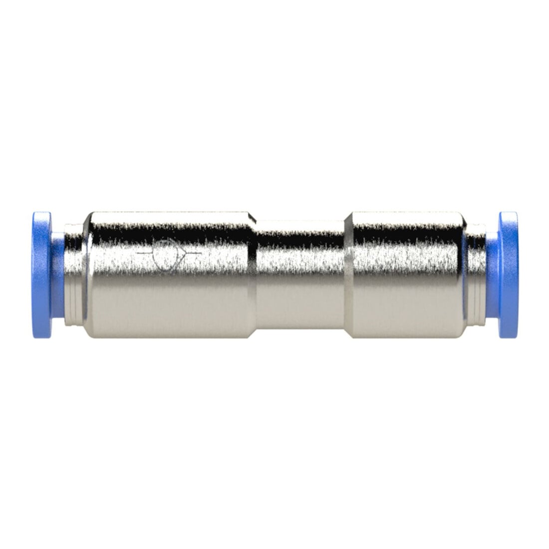 RIEGLER Gerades Rückschlagventil Blaue Serie 10 bar, Messing vernickelt