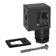 Riegler Gerätestecker mit LED, Varistor 24 V, 22 mm, Bauform B-1