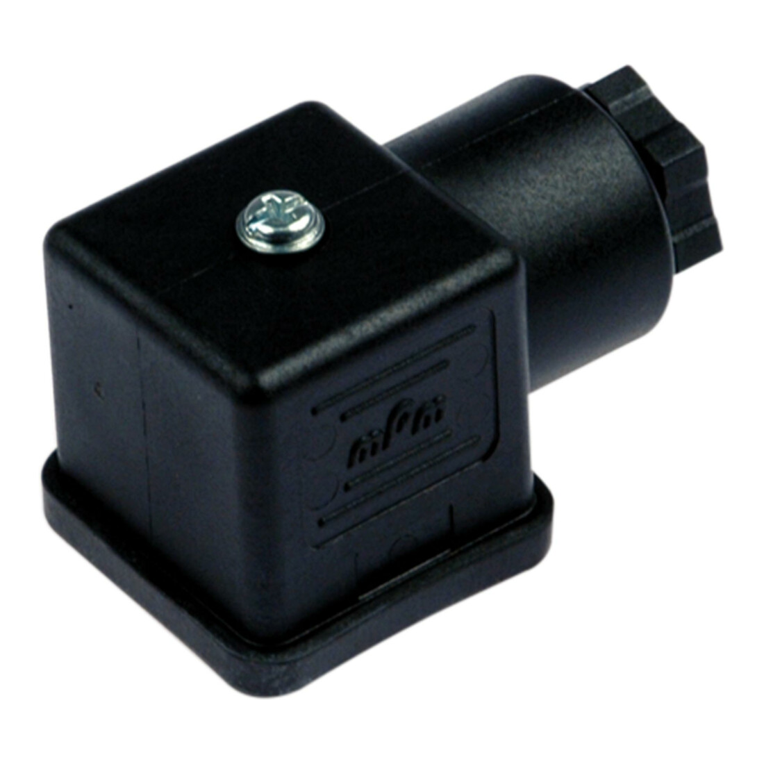 Riegler Gerätestecker mit LED, Varistor 24 V, 30 mm, Bauform A