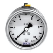 Riegler Glyzerinmano, CrNi-Stahl, G 1/2 exzentrisch, 0 - 6,0 bar, Ã˜ 100-1