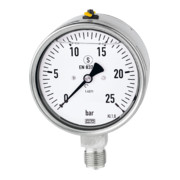 Riegler Glyzerinmano, CrNi-Stahl, Sicherh., G 1/4 unten, 0-4,0 bar, Ã˜ 63