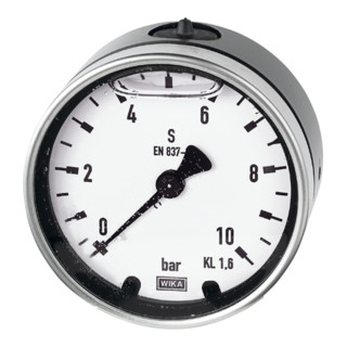 Riegler Glyzerinmano, Metallgeh., G 1/2 hinten exzentr., 0-4,0 bar, Ã˜ 100