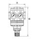 Riegler Großdruckregler mit 2 Manometern, G 2, Regelbereich 0,5 - 16 bar-3