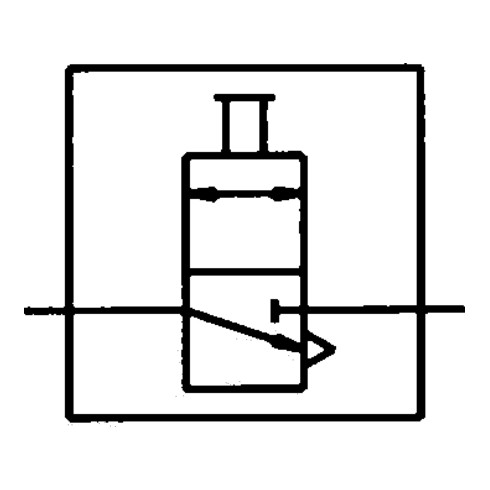 Riegler Hand-Schiebeventil, G 1/4 IG, SW 17, PN max. 10 bar