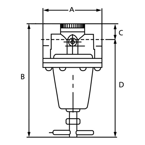 Riegler Hochdruckregler 60 bar, inkl. Mano., G 1, Regelbereich 0,5-12 bar