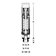 Riegler Hochleistungs-Sicherheitsventil, MS, G 1/2 Ansprechdruck 12,5 bar