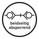 Riegler Hydraulikkupplung beidseitig absperrend, MS blank, G1/4 IG, NW6,3