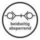 Riegler Hydraulikkupplung beidseitig absperrend, MS blank, G1/8 IG, NW4,3