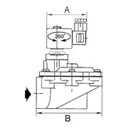 Riegler Impulsmembranventil, NC, 230 V, 50-60 Hz int. Vorsteuerung, G 1, MV 4212-1