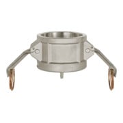 Riegler Kamlok bouchon de fermeture, type DC, alu, BG 1 1/4, pour prise Ø 45-1