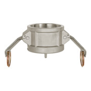 Riegler Kamlok bouchon de fermeture, type DC, alu, BG 2 1/2, pour prise Ø 76-1