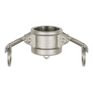 Riegler Kamlok bouchon de fermeture, type DC, ES 1.4401, pour prise Ø 64 mm